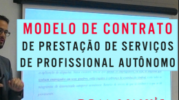Modelo de Contrato de Prestação de Serviços Autônomo (atualizado)