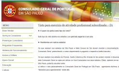 Visto para Trabalho em Portugal (D1) – Consulado em SP