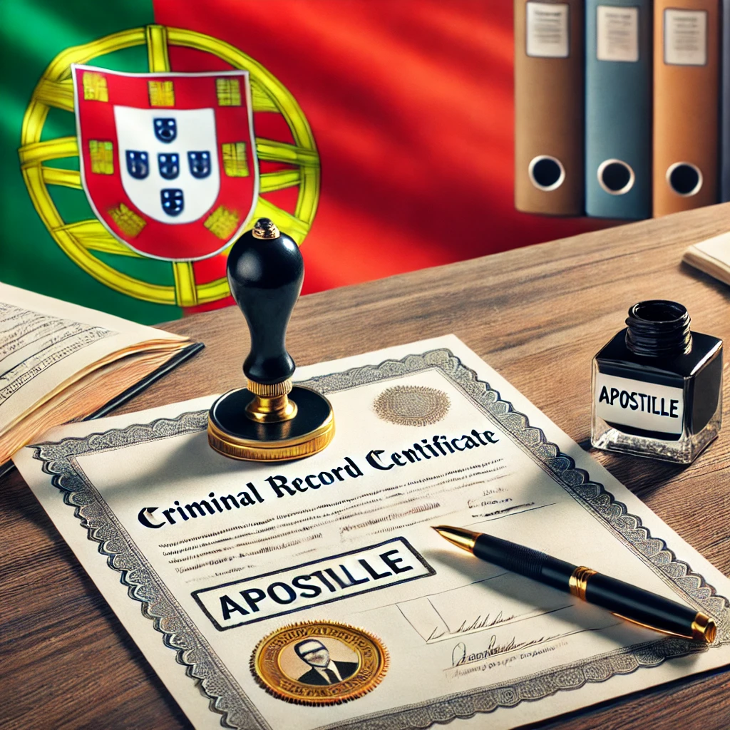 Our Office Offers Apostille Services for Criminal Record Certificates in Portugal