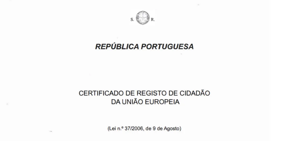 Permanent Residence Card for EU Citizens in Portugal