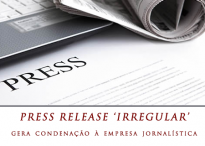 “Press release” irregular gera condenação à empresa jornalística