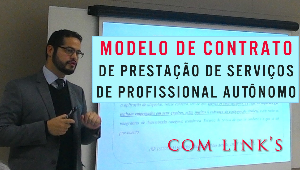 MODELO De Contrato Para Autônomos (Prestação De Serviços)