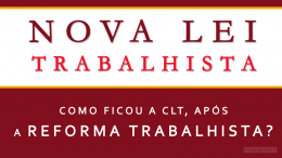 Nova Lei Trabalhista | Nova CLT | Reforma Trabalhista. Considerações