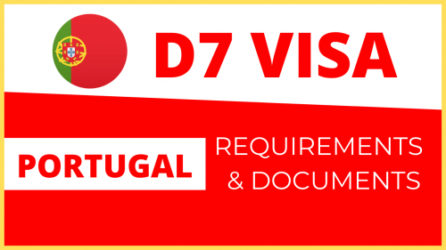 Portugal d7 visa Portugal D7