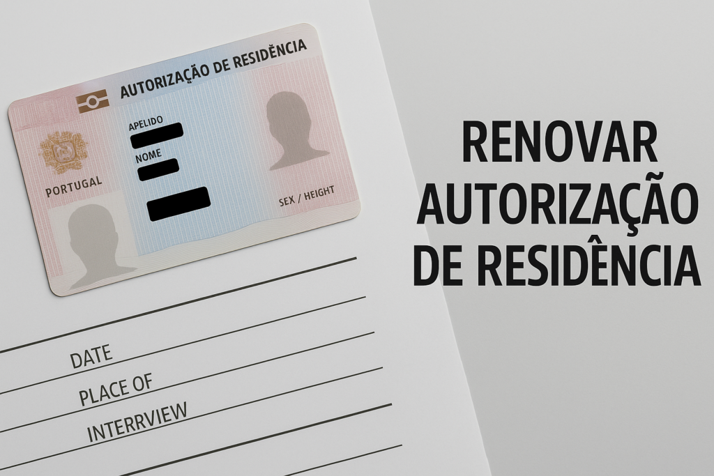 Renovar Autorização de Residência