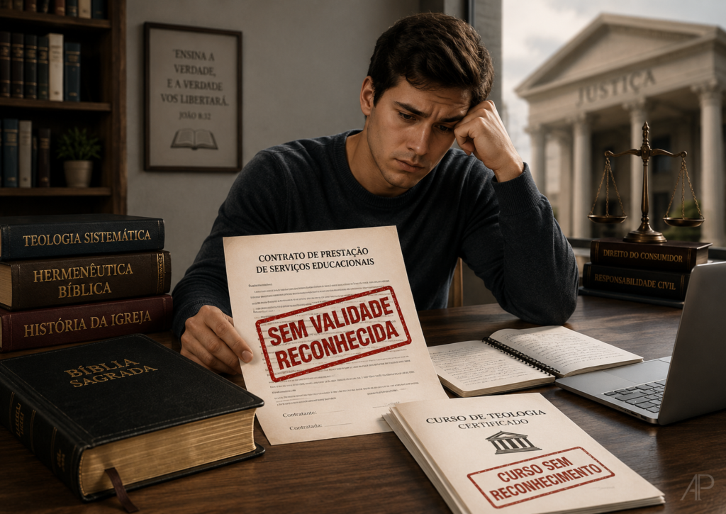 Aluno de teologia será indenizado após contratar curso sem validade reconhecida